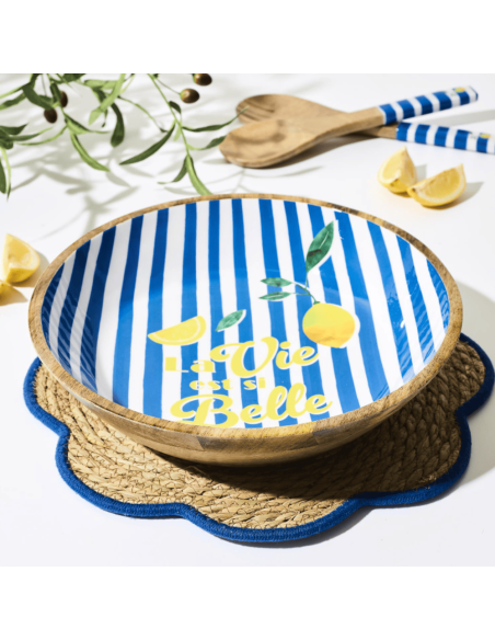 Saladier manguier DOLCE VITA bleu