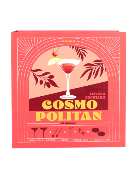 COFFRET COCKTAIL 10PCS COSMOPOLITAIN