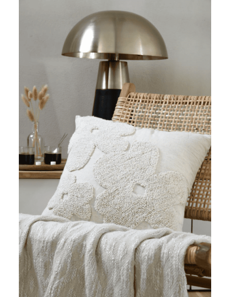 Coussin BALMA mastic 45 x 45 cm