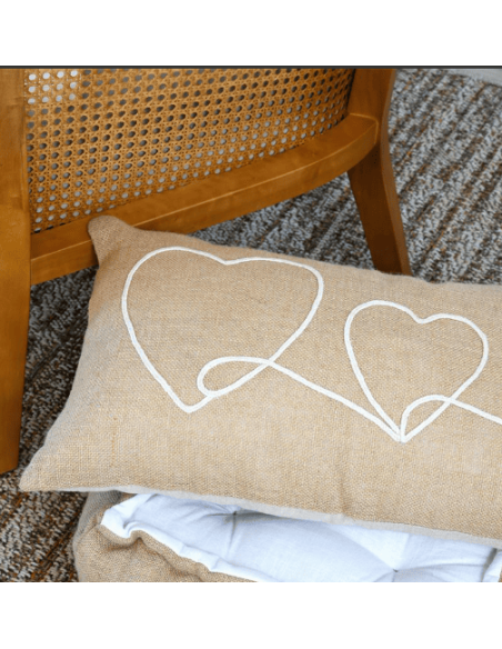 Coussin JOSEPHA JUTE 35 x 60 cm