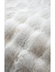 Plaid NEBRASKA écru 180 x 220 cm 2