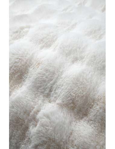 Plaid NEBRASKA écru 180 x 220 cm