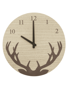 Horloge bois CERF