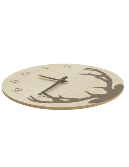 Horloge bois CERF