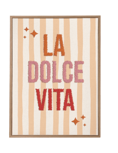 Toile tuftée LA DOLCE VITA