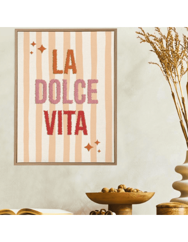 Toile tuftée LA DOLCE VITA