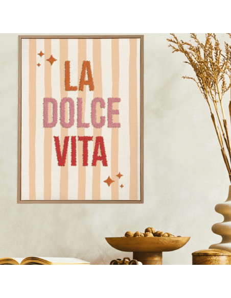 Toile tuftée LA DOLCE VITA