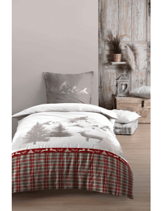 Housse de couette + 1 taie CHAMOUSSET 140 x 200 cm