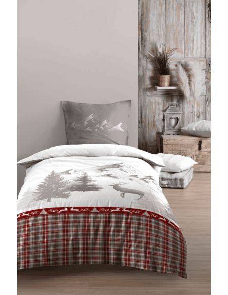 Housse de couette + 1 taie CHAMOUSSET 140 x 200 cm