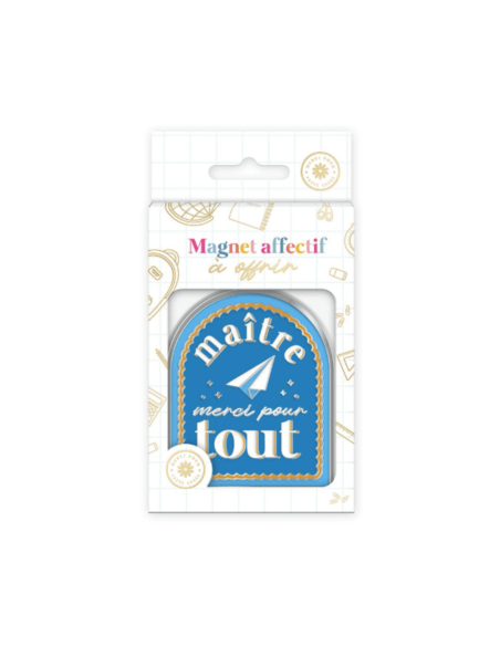 MAGNET " Maître merci pour tout "