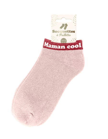Socquettes à paillettes MAMAN COOL