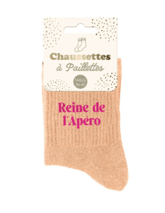 Chaussettes femme REINE DE L'APERO