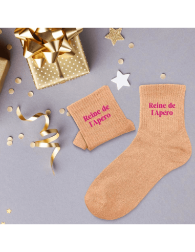 Chaussettes femme REINE DE L'APERO