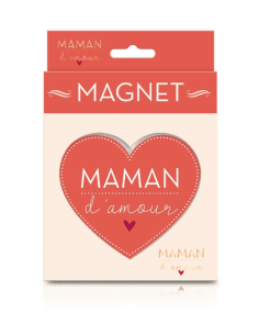Magnet coeur "maman d amour"