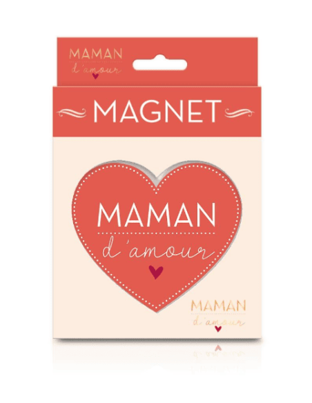 Magnet coeur "maman d amour"