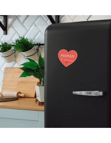 Magnet coeur "maman d amour"