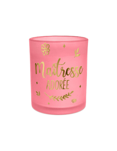 Bougie MAITRESSE ADOREE rose