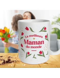 Mug paillettes LA MEILLEURE Maman du monde 2