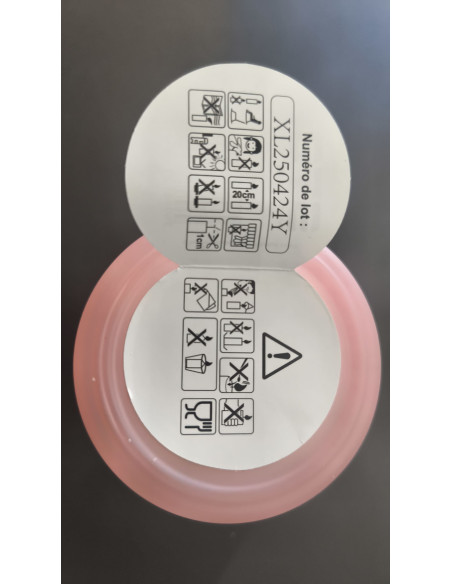 Bougie affective rose maman poule