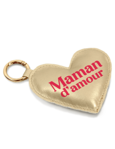 PORTE CLE cœur maman d amour 2
