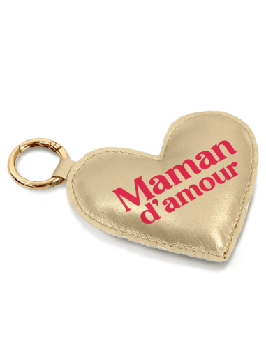 PORTE CLE cœur maman d amour