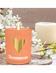 BOUGIE affective orange nounou 2