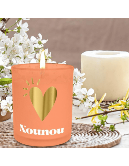 BOUGIE affective orange nounou