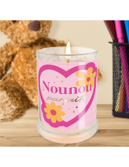 BOUGIE verre jasmin nounou parfaite