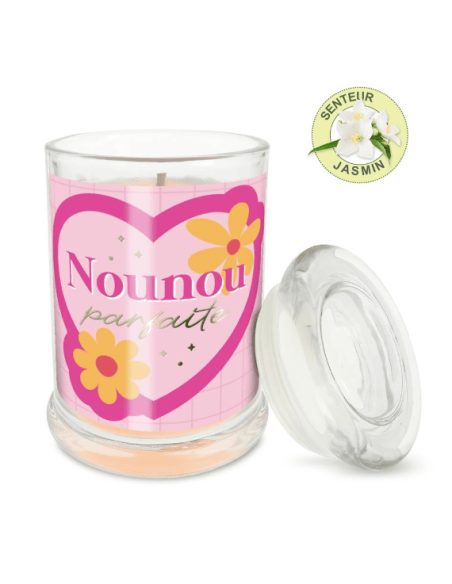 BOUGIE verre jasmin nounou parfaite