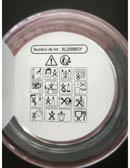 BOUGIE verre jasmin nounou parfaite