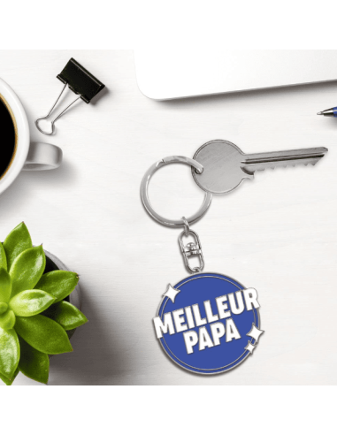 Porte cle "meilleur papa"