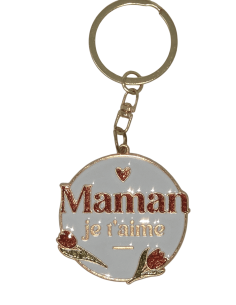 PORTE CLE " Maman je t'aime "