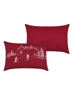 Coussin AVEILLANS ROUGE 40x60 cm