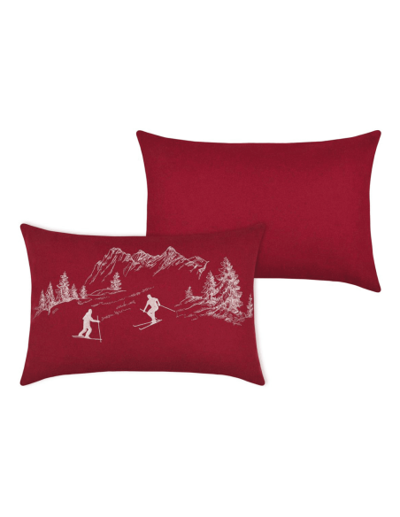 Coussin AVEILLANS ROUGE 40x60 cm