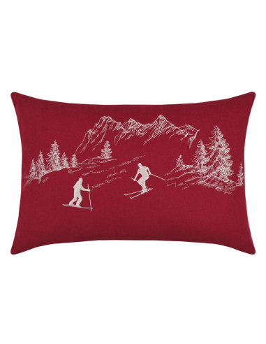 Coussin AVEILLANS ROUGE 40x60 cm