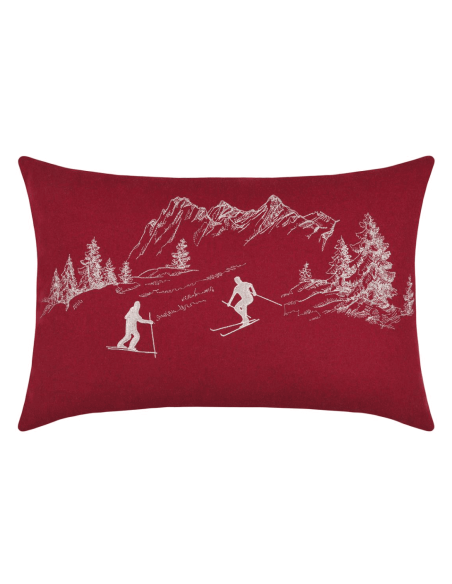 Coussin AVEILLANS ROUGE 40x60 cm