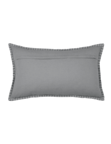 Coussin montagne VILLARD gris 35 x 60 cm