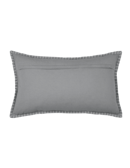 Coussin montagne VILLARD gris 35 x 60 cm