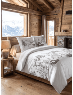 Housse de couette + 2 taies WILDFOREST 240x220 cm