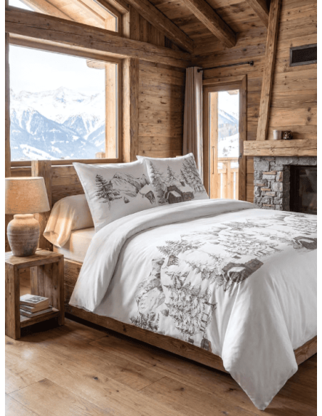 Housse de couette + 2 taies WILDFOREST 240x220 cm