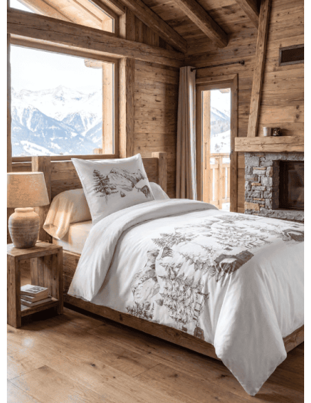 Housse de couette WILDFOREST + 1 taie 140x200 cm