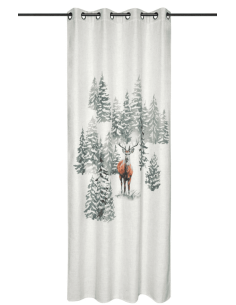 Rideau montagne BRAME naturel 140x240 cm