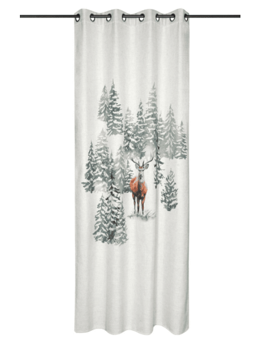 Rideau montagne BRAME naturel 140x240 cm