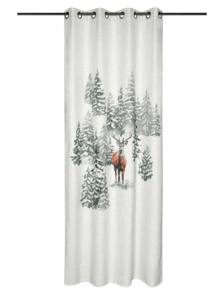 Rideau montagne BRAME naturel 140x240 cm