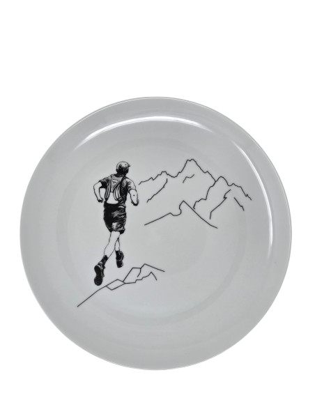 Assiette plate LE TRAIL diam 26.8 cm