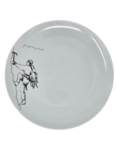 Assiette plate ALPINISTE diam