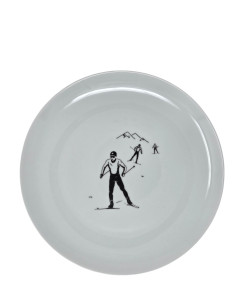 Assiette plate SKI DE FOND D 27 cm