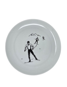 Assiette à dessert SKI DE FOND D 20 cm
