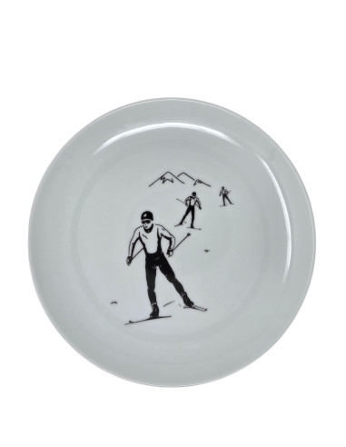 Assiette à dessert SKI DE FOND D 20 cm