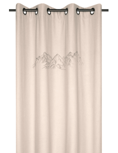 Rideaux CHARLAIX naturel 140 x 240 cm